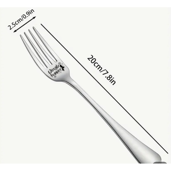 Fork Dinglehopper The Little Mermaid Disney Stainless Steel Sea Beach Ocean - Picture 2 of 4